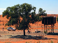 Alter Wasserturm am Rande der Ghan Trasse