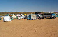 Bedarfscampingplatz von Birdsville